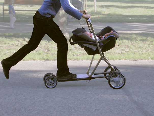 Hibrid Bebek Arabası ve Scooter